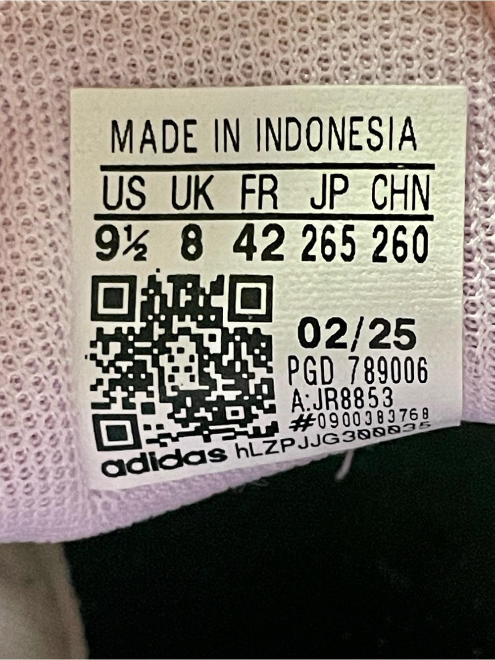 adidas Women's Lavender and Green Retro Lace-Up Sneakers - Picture 6 of 7